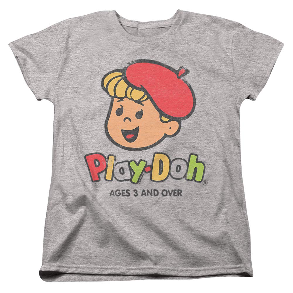 Play Doh 3+ Women's Graphic T-Shirt - Fun & Comfortable Casual Wear for Playtime & Everyday Outfits
