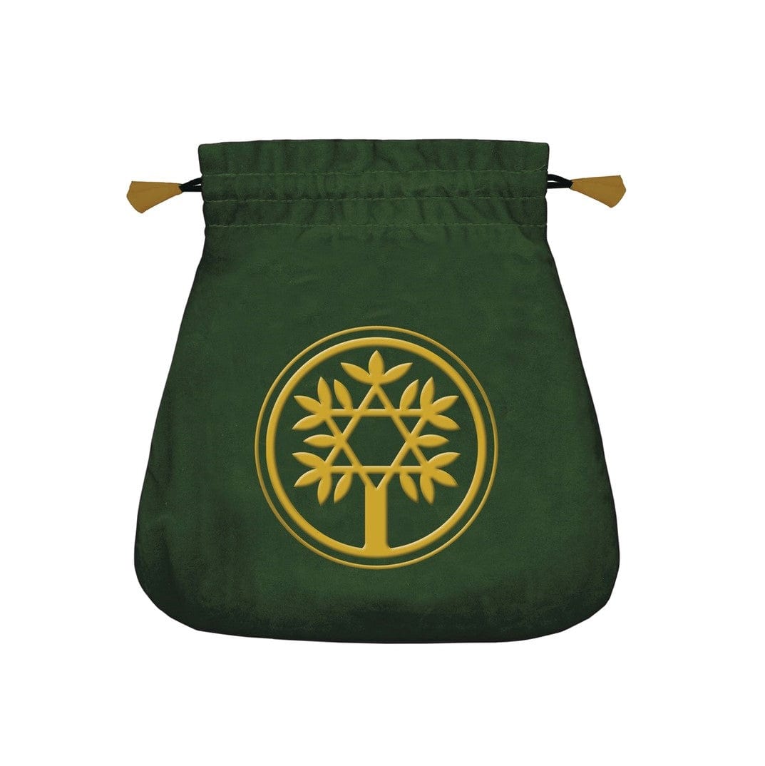 Celtic Tree Green Velvet Bag - Elegant Clutch Purse for Women | Perfect for Weddings, Parties & Special Occasions