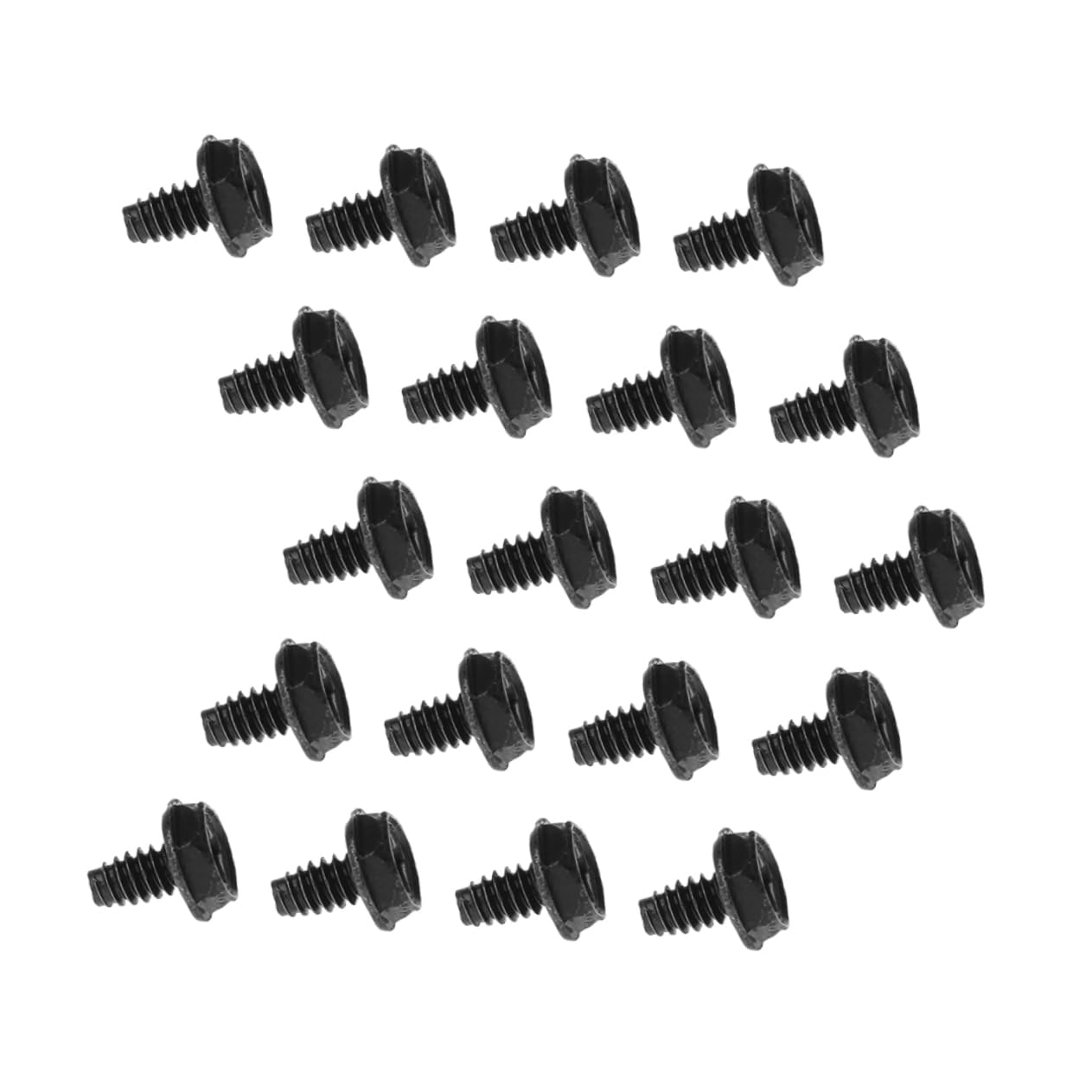 Mikikit 100 Pcs PCI Screws for Computer Case - Thumb Screws, Power Supply Screws & Chassis Fasteners - Replacement Accessories for PC Building & Repair (Ideal for DIY, Upgrades & Maintenance)