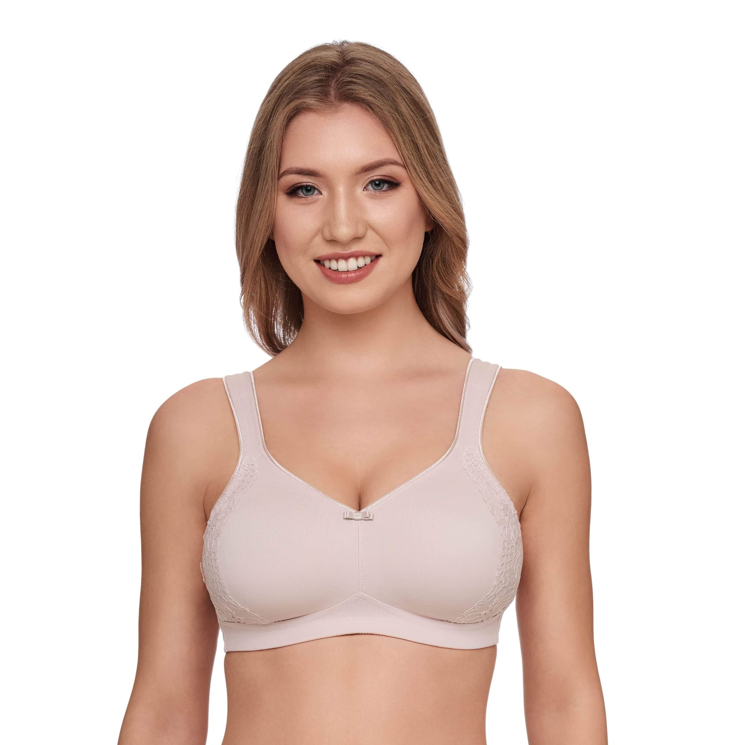 8014-4 Women's London Black Non-Wired Full Coverage Minimizer Bra 40G - Comfortable Support for Plus Size Women | Perfect for Everyday Wear & Professional Settings