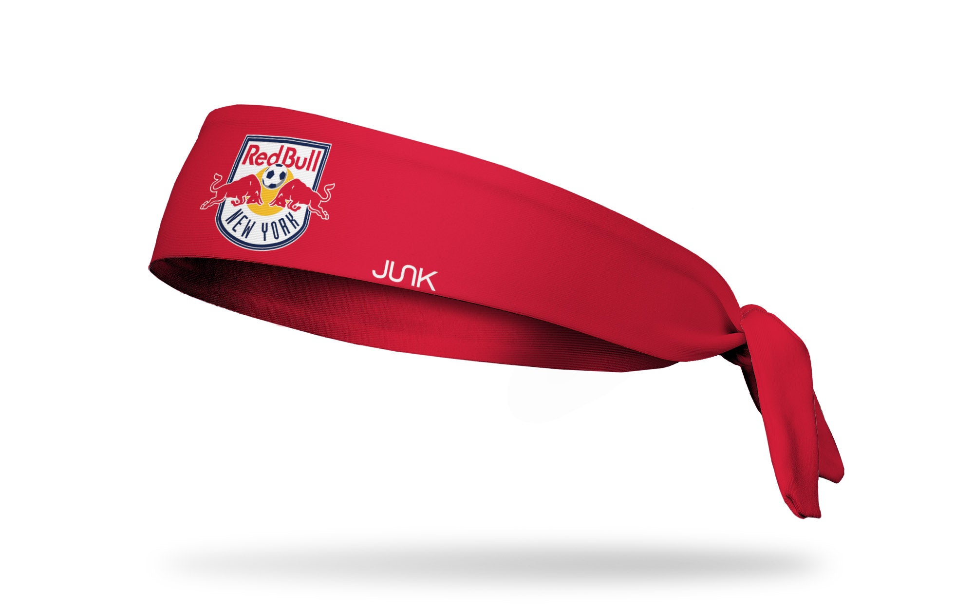 New York Red Bulls Logo Red Flex Tie Headband - Adjustable Sports Headband for Running, Soccer, Basketball & Workouts - Moisture Wicking & Breathable Design