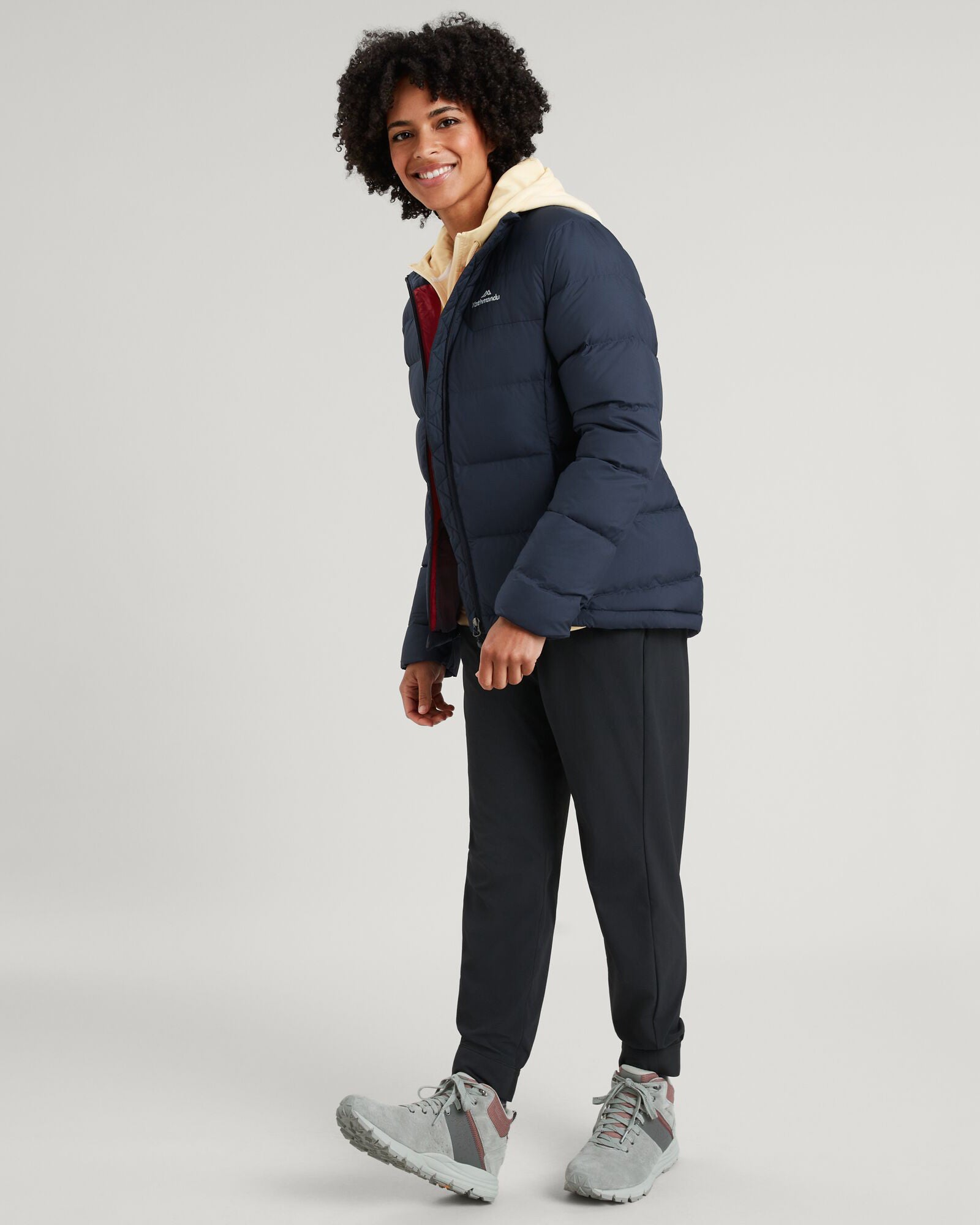 Women's Epiq Down Jacket - Waterproof Winter Coat with Hood, Lightweight Warm Puffer Jacket for Cold Weather (Midnight Navy) - Perfect for Skiing, Hiking & Outdoor Activities