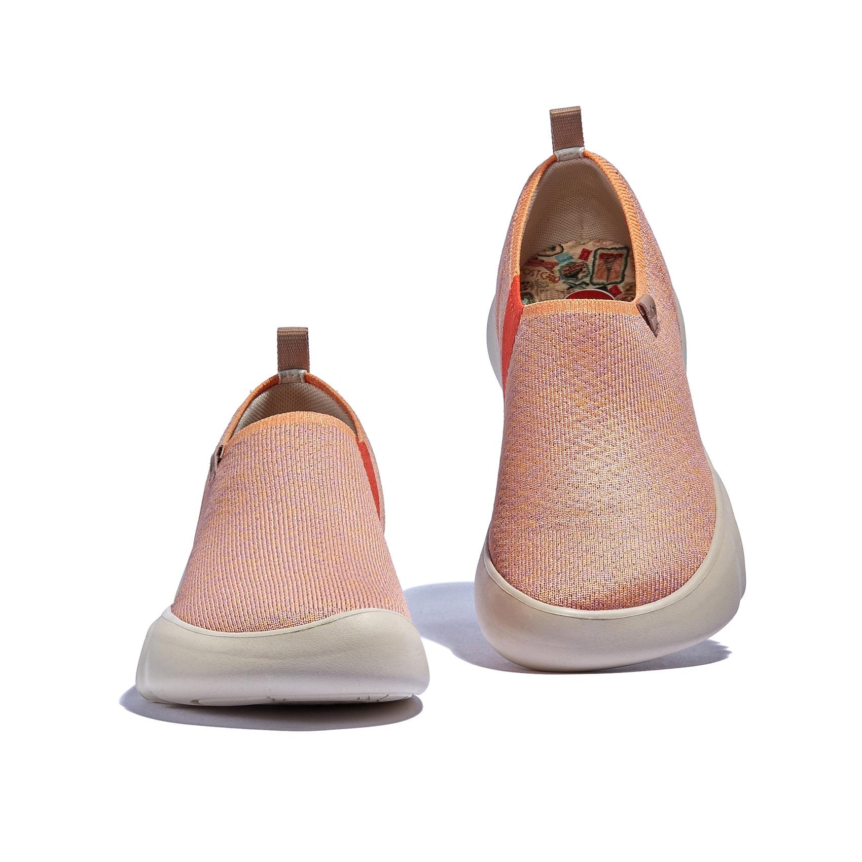 Pink Orange Toledo XV Women's Sneakers - Stylish Comfortable Athletic Shoes for Running & Walking - Perfect for Gym, Workout & Casual Wear