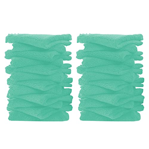 24 Pack Ultra Soft Baby Washcloths - Hypoallergenic & Absorbent Newborn Wash Cloths for Face & Body (8