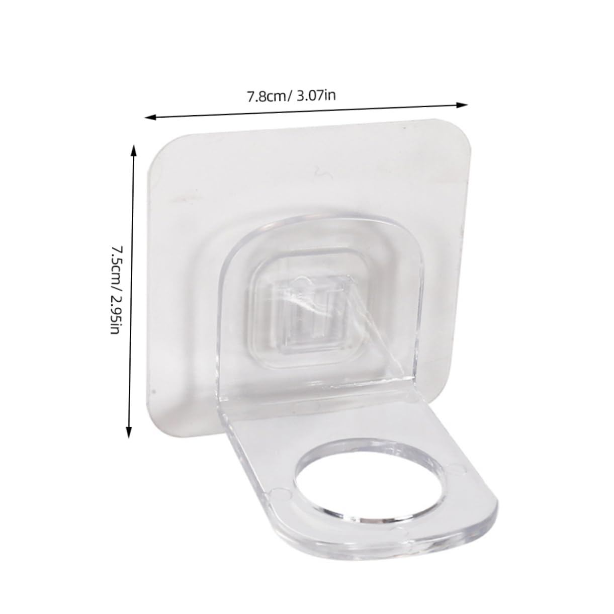 2-Pack Cabilock Wall Mounted Shampoo & Shower Gel Holders - Anti-Falling Bathroom Storage Brackets for Shampoo Bottles, Conditioners & Toiletries - Perfect for Showers, Bathrooms & Small Space Organization