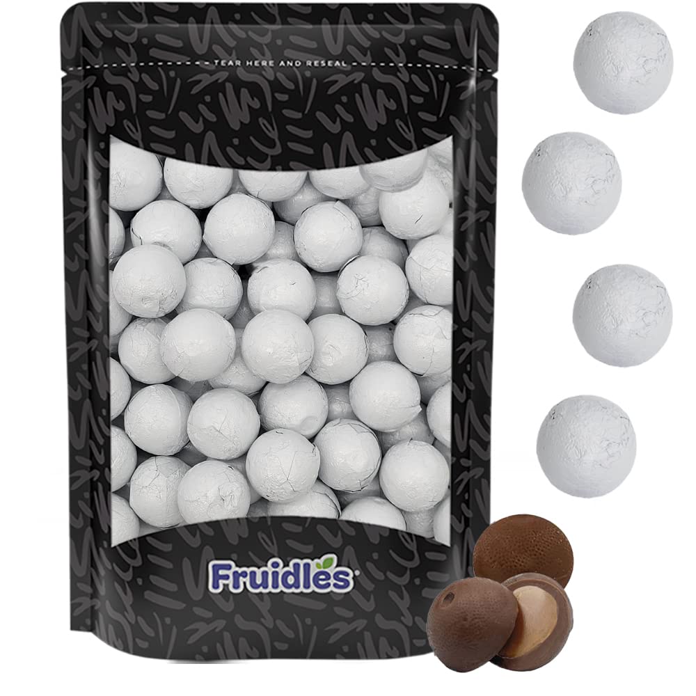 Fruidles Milk Caramel Chocolate Candy - Kosher Certified Dairy, Individually Wrapped Foils, 8oz Bag - Perfect for Party Favors, Halloween Treats, Christmas Stocking Stuffers & Gift Baskets (Caramel White)