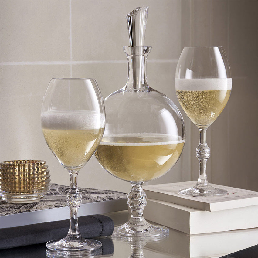 Premium Baccarat JCB Passion Champagne Flute Set of 2 - Elegant Crystal Glasses for Wedding Toasts, Anniversary Celebrations & Special Occasions