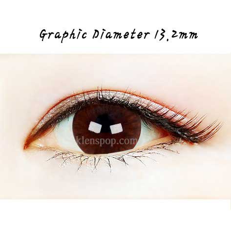 Eyevelyn S Brown (2Pcs) 6-Month Silicone Hydrogel Contact Lenses - Perfect for Daily Wear & Special Occasions