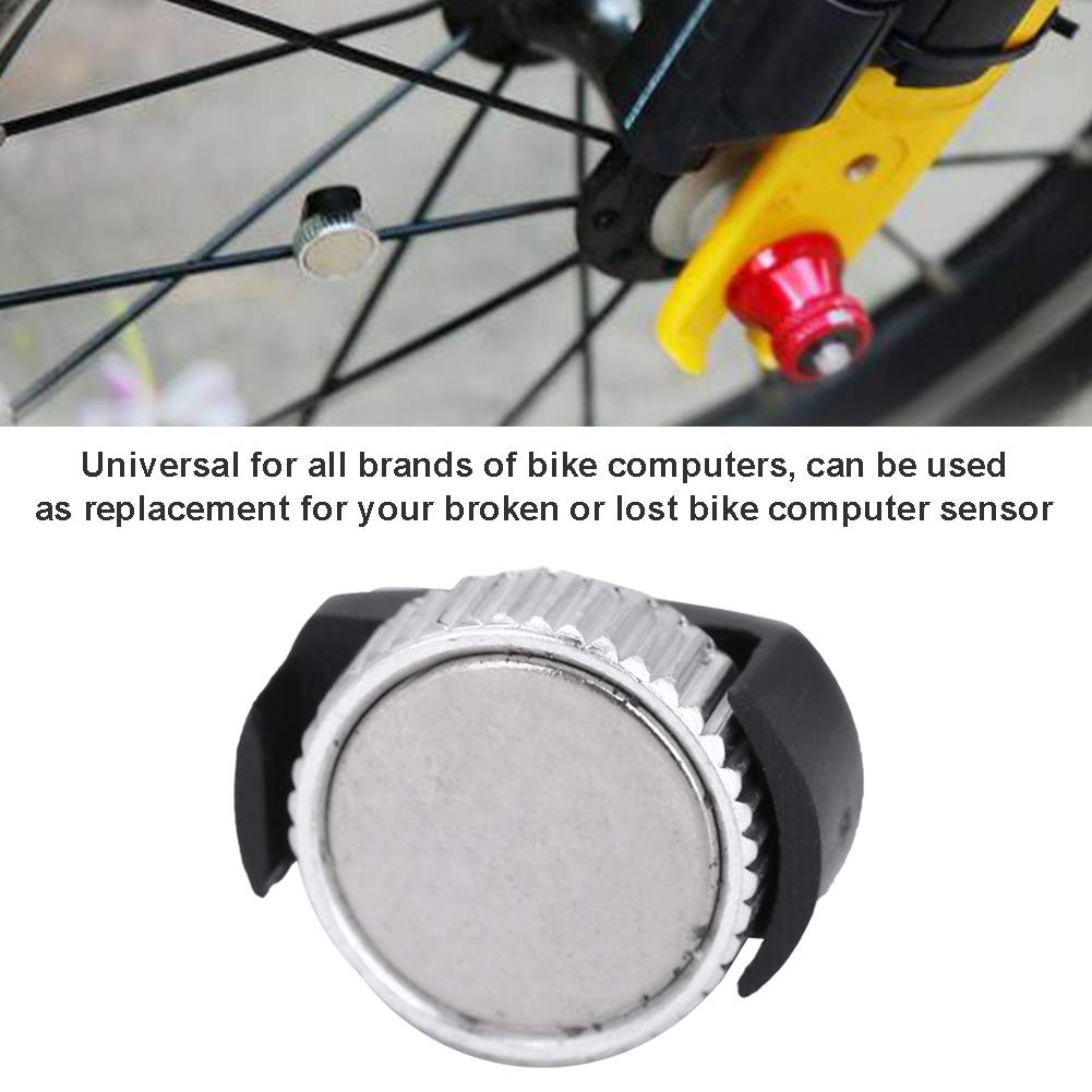 Universal Bike Speedometer Magnet Sensor - Waterproof & Durable Bicycle Odometer Accessory for Cycling, Mountain Biking & Road Bikes | Perfect for Tracking Speed & Distance on GPS Bike Computers