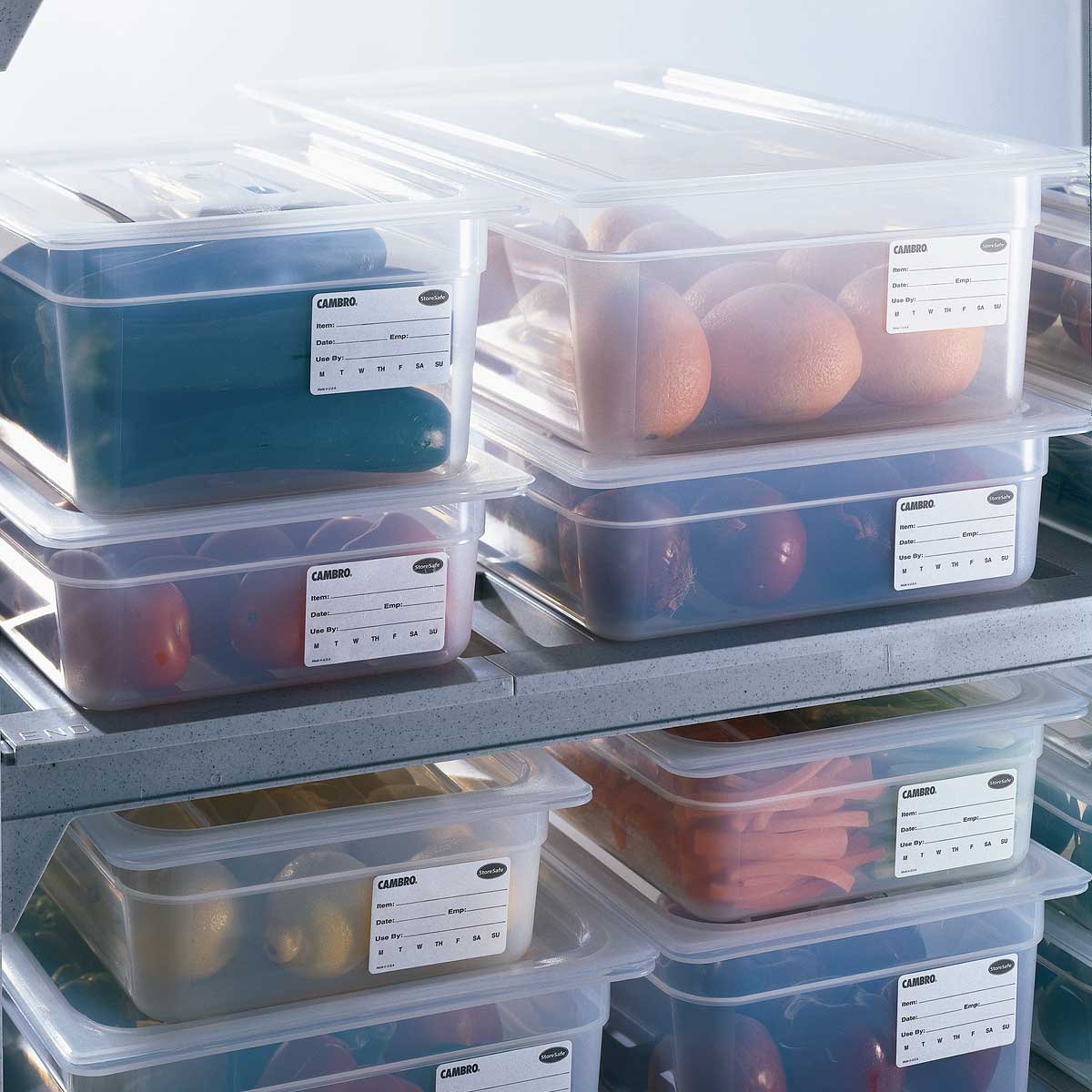 Cambro 24PP190 Translucent 1/2 Size 4