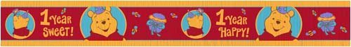 Winnie the Pooh 1st Birthday Party Decorations Set - 30