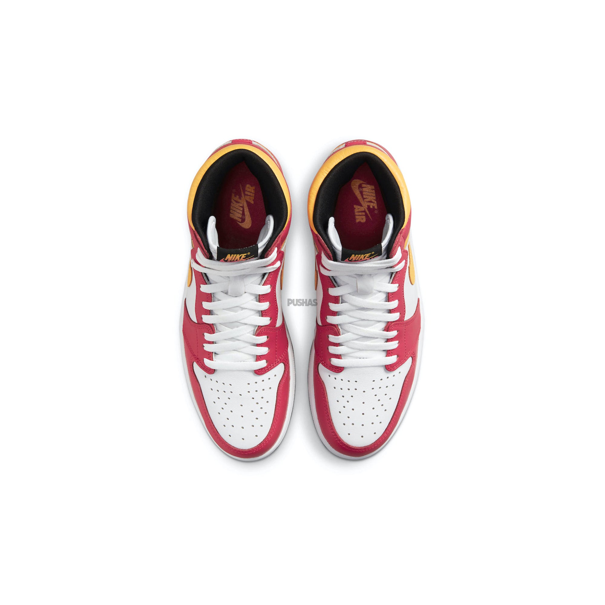 Air Jordan 1 High OG 'Light Fusion Red' Sneakers - 2021 Retro Basketball Shoes for Men - Premium Leather & Comfortable Fit - Perfect for Streetwear, Basketball Games & Sneaker Collection