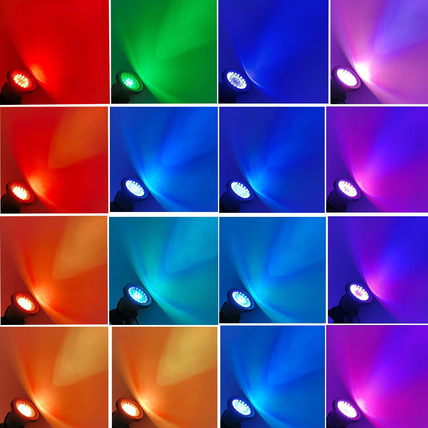 RGB LED Submersible Pond Lights - IP68 Waterproof for Garden, Fountain & Waterfall