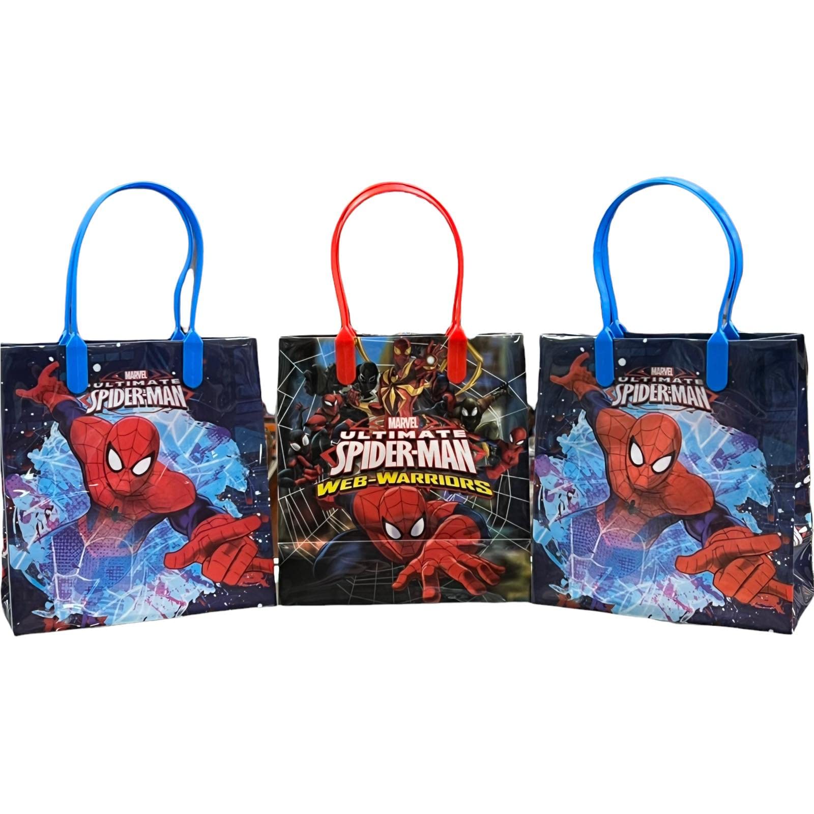 12PCS Marvel Spiderman Party Favor Bags - Superhero Themed Goodie Bags for Birthday Parties, Halloween Treats & Kids' Gift Favors | Perfect for Superhero Birthday Decorations & Classroom Rewards