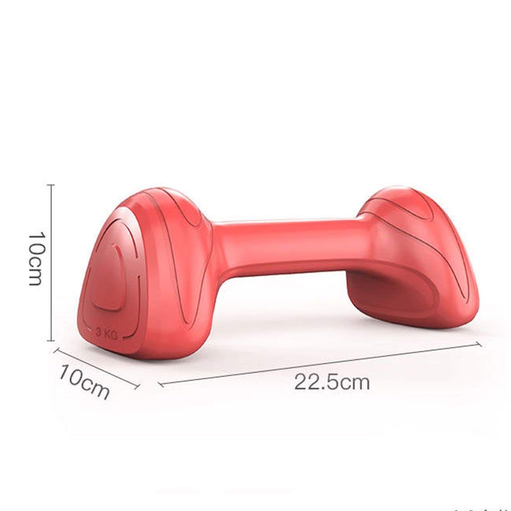 1kg-3kg Vinyl Dumbbell Set for Home Gym - Perfect for Weight Training, Bodybuilding & Fitness Workouts - Ideal for Strength Training, Toning & Home Exercise