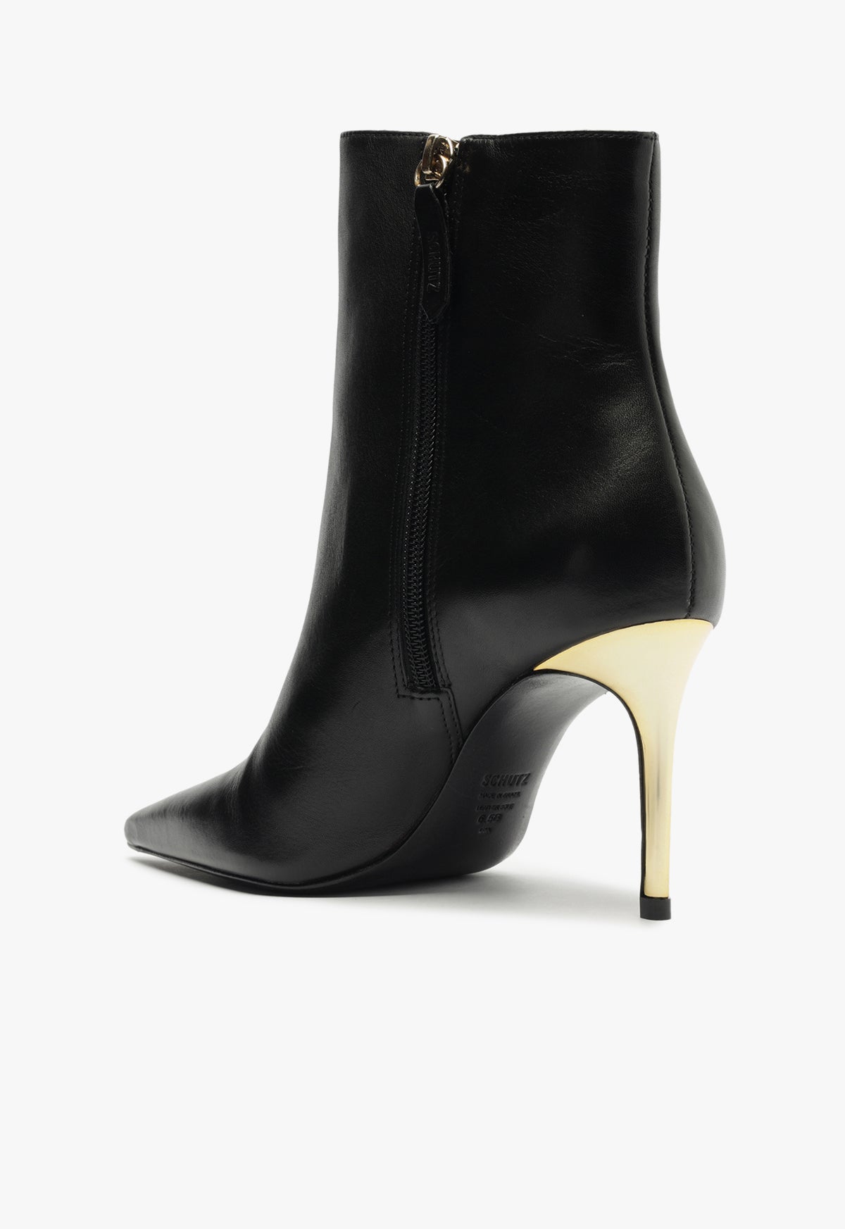 Mikki Weekend Atanado Leather Bootie Women's Ankle Boots with 2.4 Inch Heel - Stylish & Comfortable for Work, Party & Casual Outings - S2205900060001