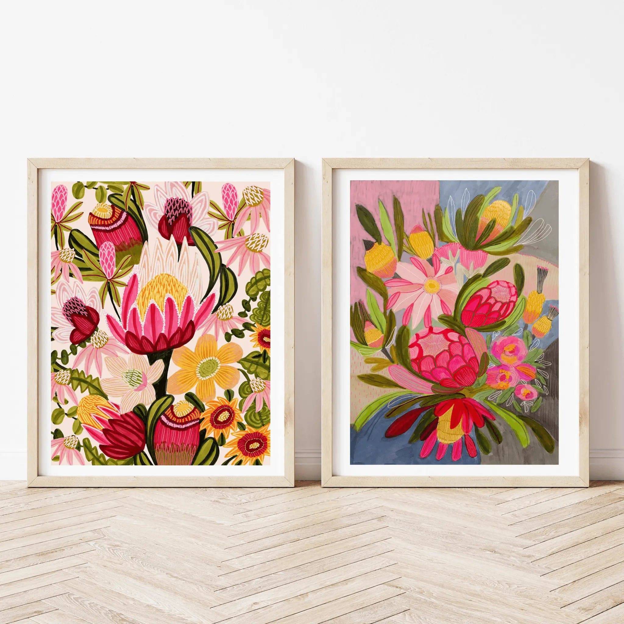 Australian Flowers Botanical Wall Art Prints - Stunning Floral Decor for Home, Office & Gift Giving