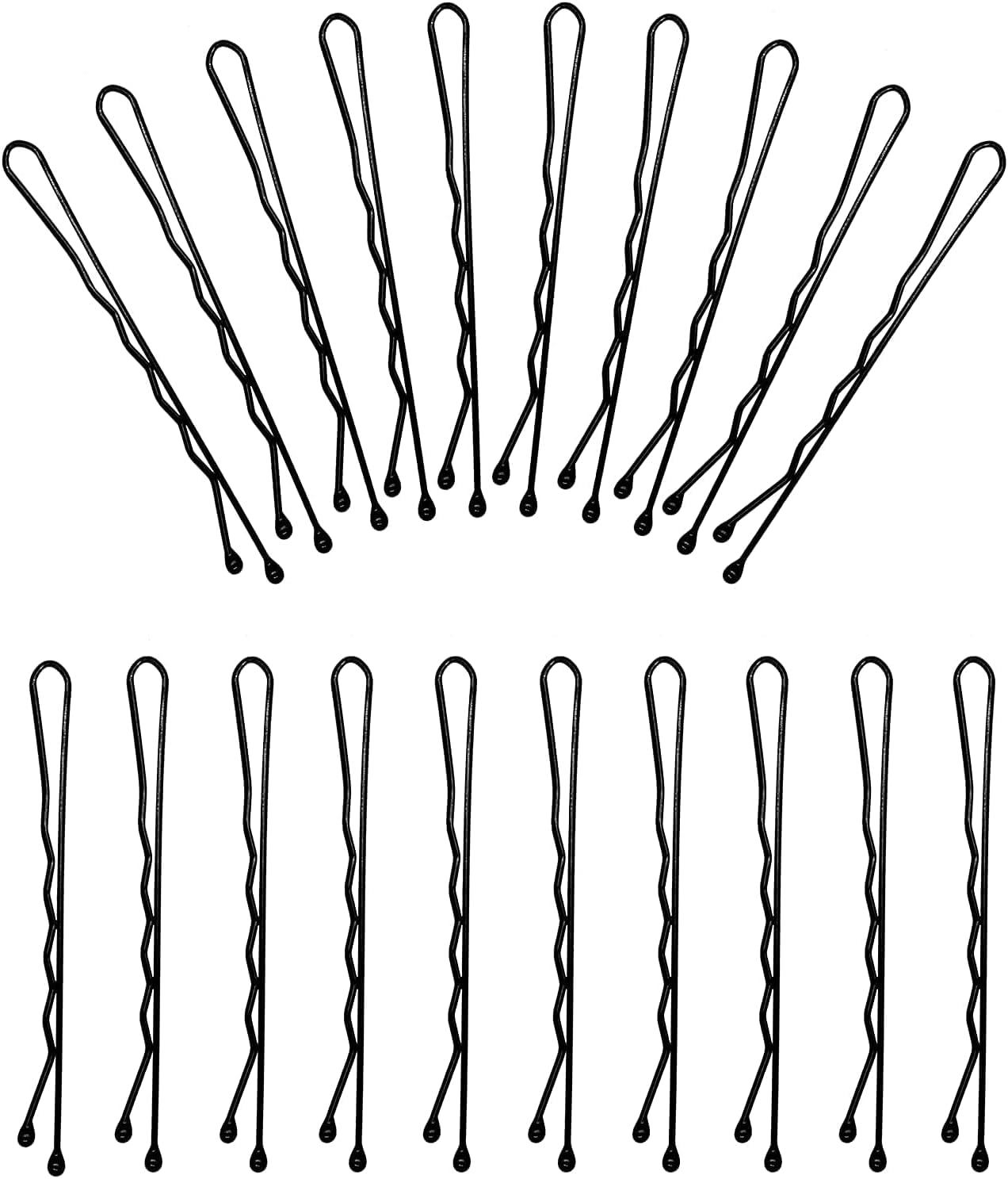 Rubela Metal Bobby Hairpins - Strong Hold Hair Styling Clips for Women & Girls | Wedding, Prom, Updos & Everyday Hairstyles