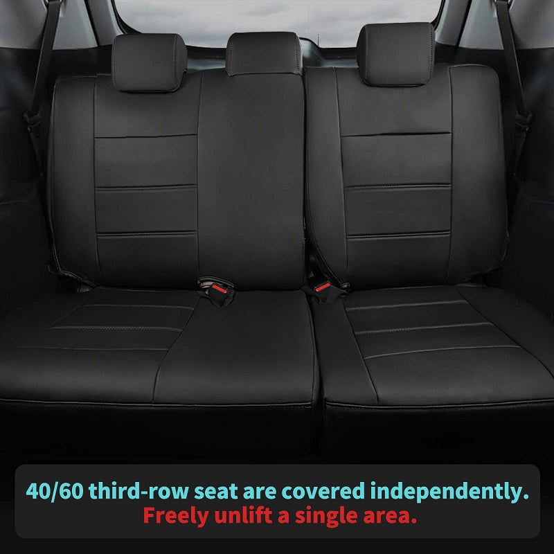 Premium Custom Toyota Highlander Seat Covers - Waterproof & Durable Neoprene Fabric - Perfect for Road Trips, Camping & Family Adventures