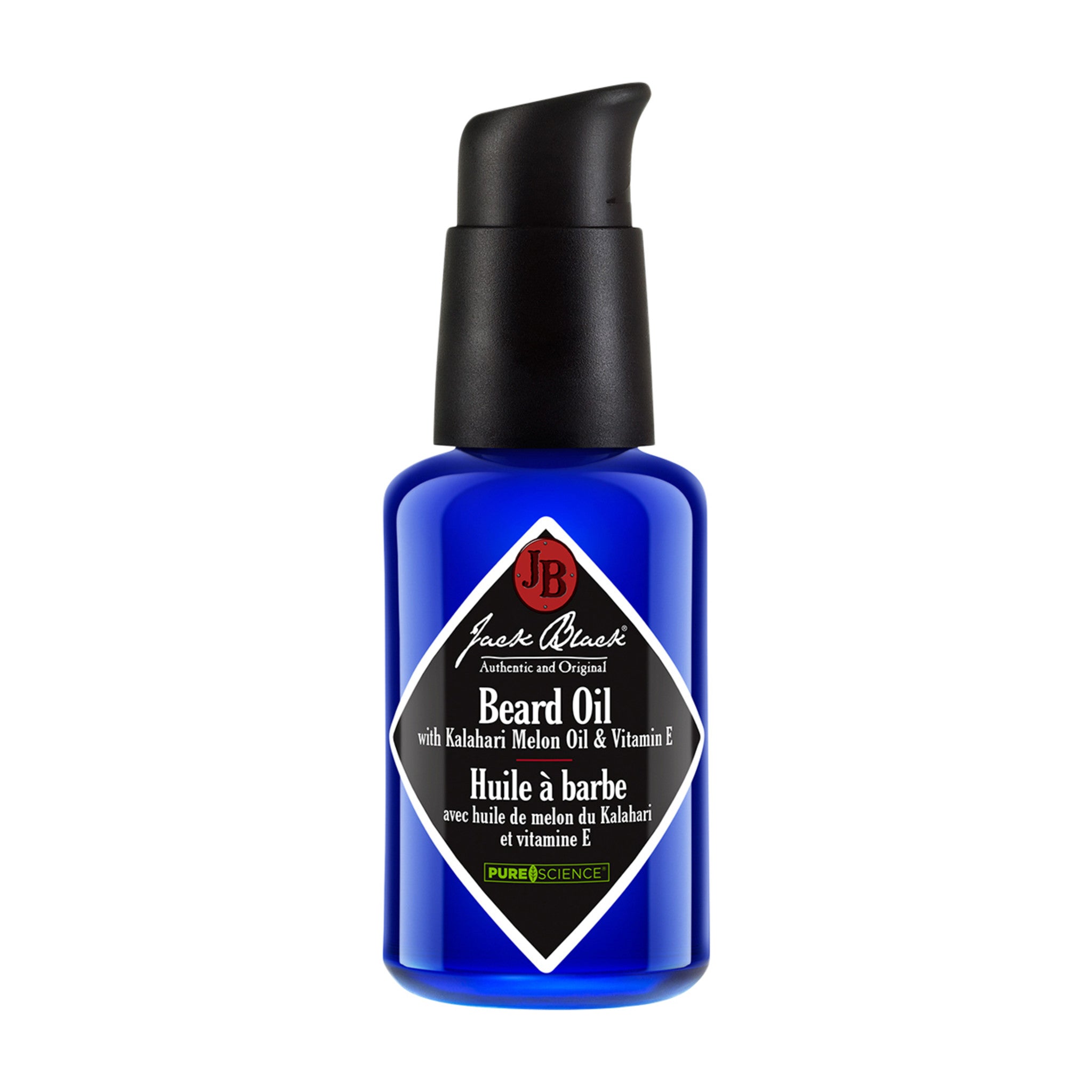 Jack Black Beard Oil for Men - Natural Conditioning & Grooming Oil for Soft, Healthy Facial Hair - Perfect for Daily Use & Styling