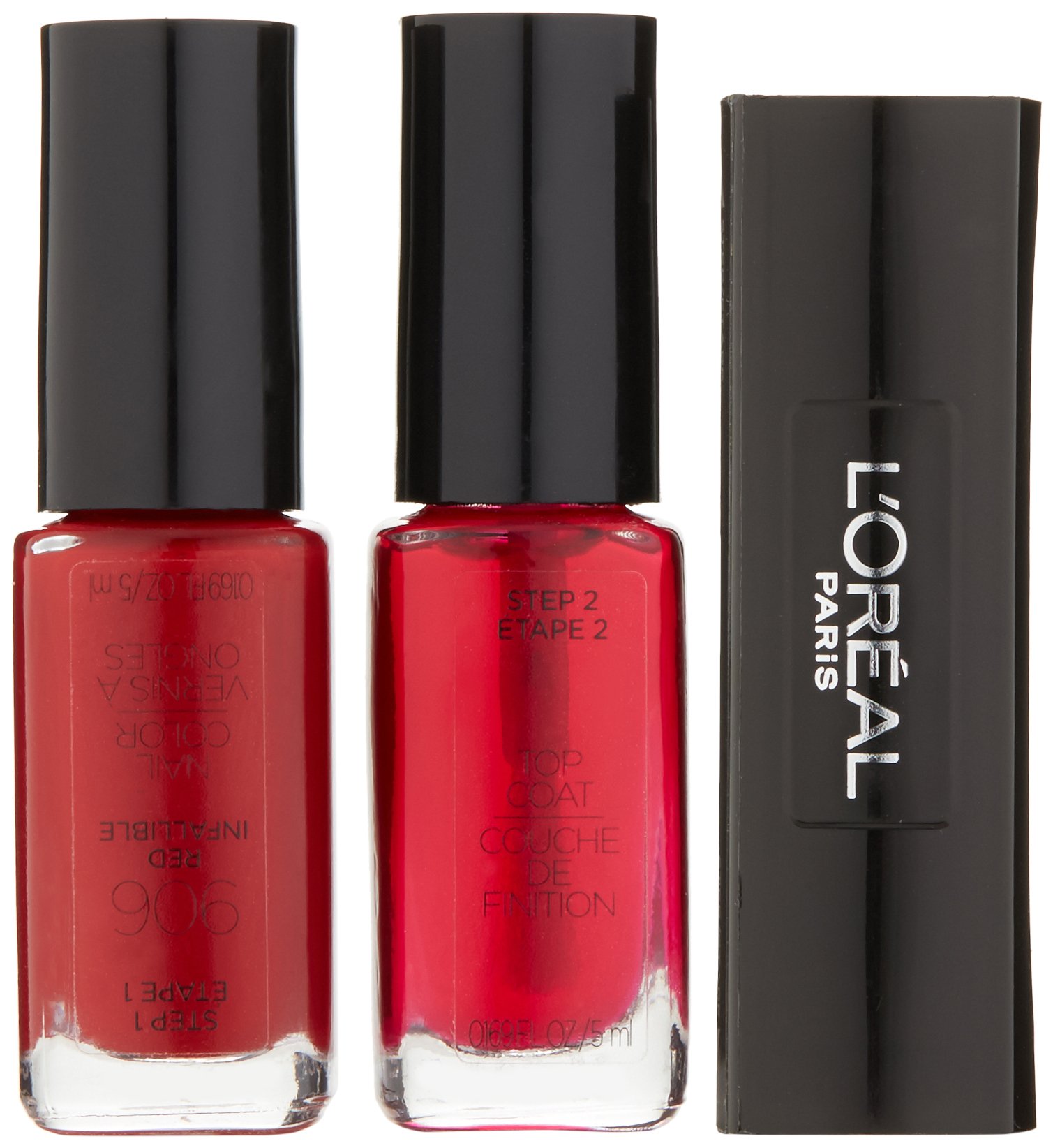 L'Oréal Paris Infallible Long-Lasting Nail Polish - Vibrant Red, 0.34 Fl Oz - Chip-Resistant Formula for Salon-Quality Manicures at Home | Perfect for Parties, Weddings & Everyday Wear