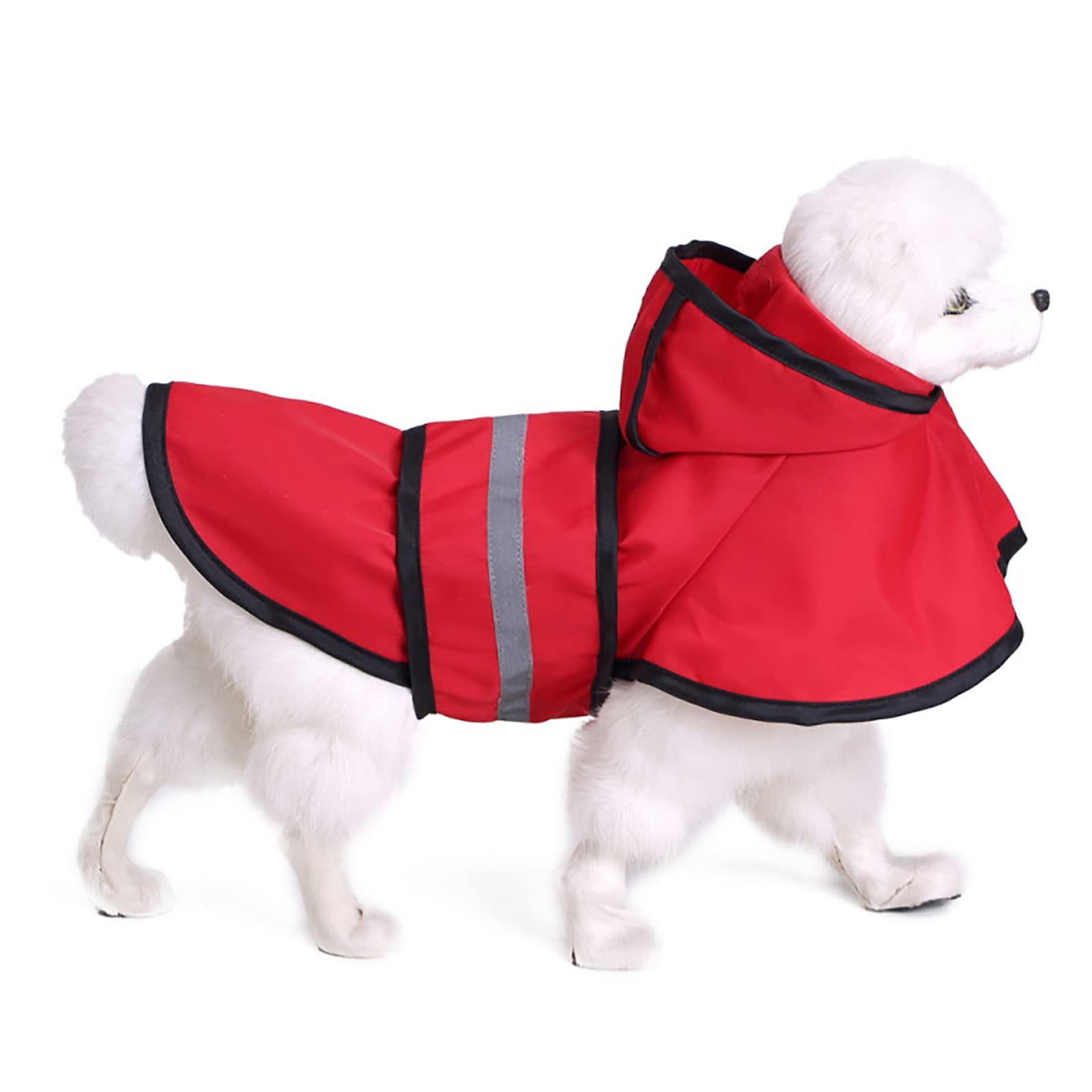 Waterproof Reflective Dog Raincoat - Adjustable Hooded Poncho for Small to Large Dogs | Outdoor Walking, Hiking & Rainy Day Protection