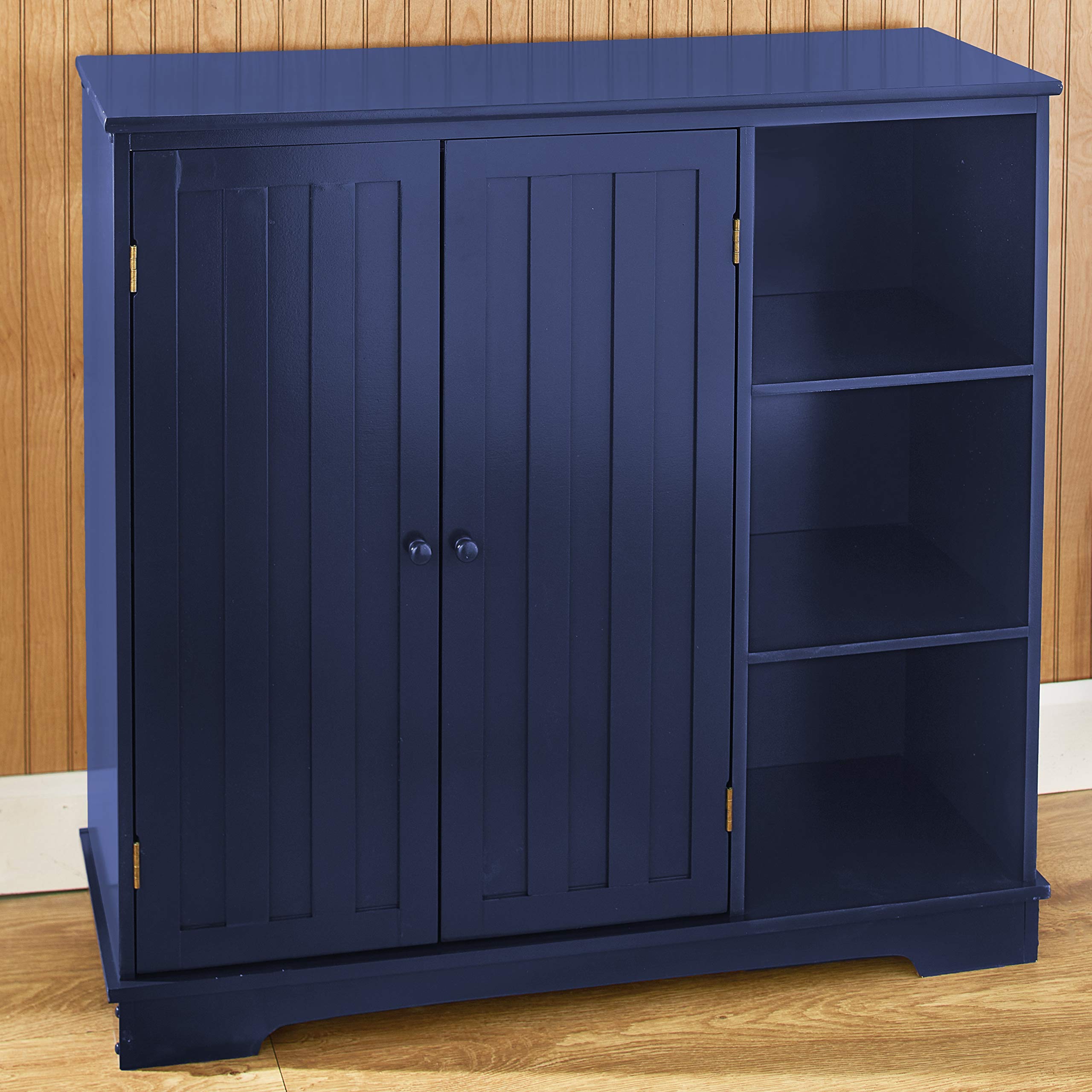 Lakeside Collection Beadboard Wooden Storage Cabinet 30