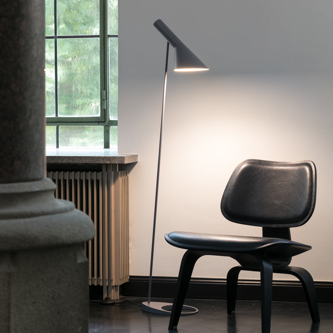 Arne Jacobsen Floor Lamp by Louis Poulsen | Modern Scandinavian Lighting for Living Room, Bedroom & Office | Dimmable LED Design for Home Decor