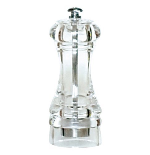 Premium Acrylic Salt and Pepper Shakers Set - Elegant Glass-Like Spice Dispensers for Kitchen, Dining Table & Restaurant Use