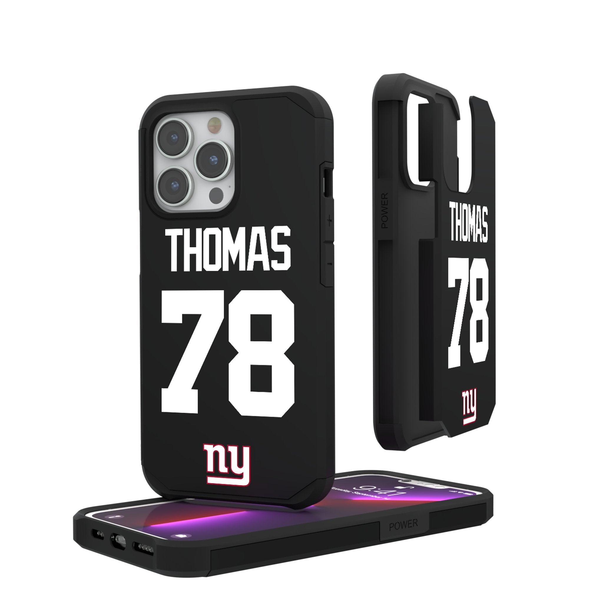 Andrew Thomas New York Giants 78 Rugged Shockproof Phone Case - Durable Protection for iPhone & Samsung - Perfect for Football Games, Outdoor Adventures & Daily Use