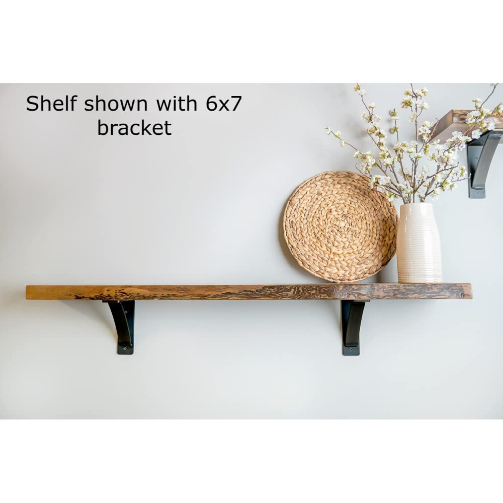 Heavy Duty Steel Shelf Brackets (2 Pack) - 4