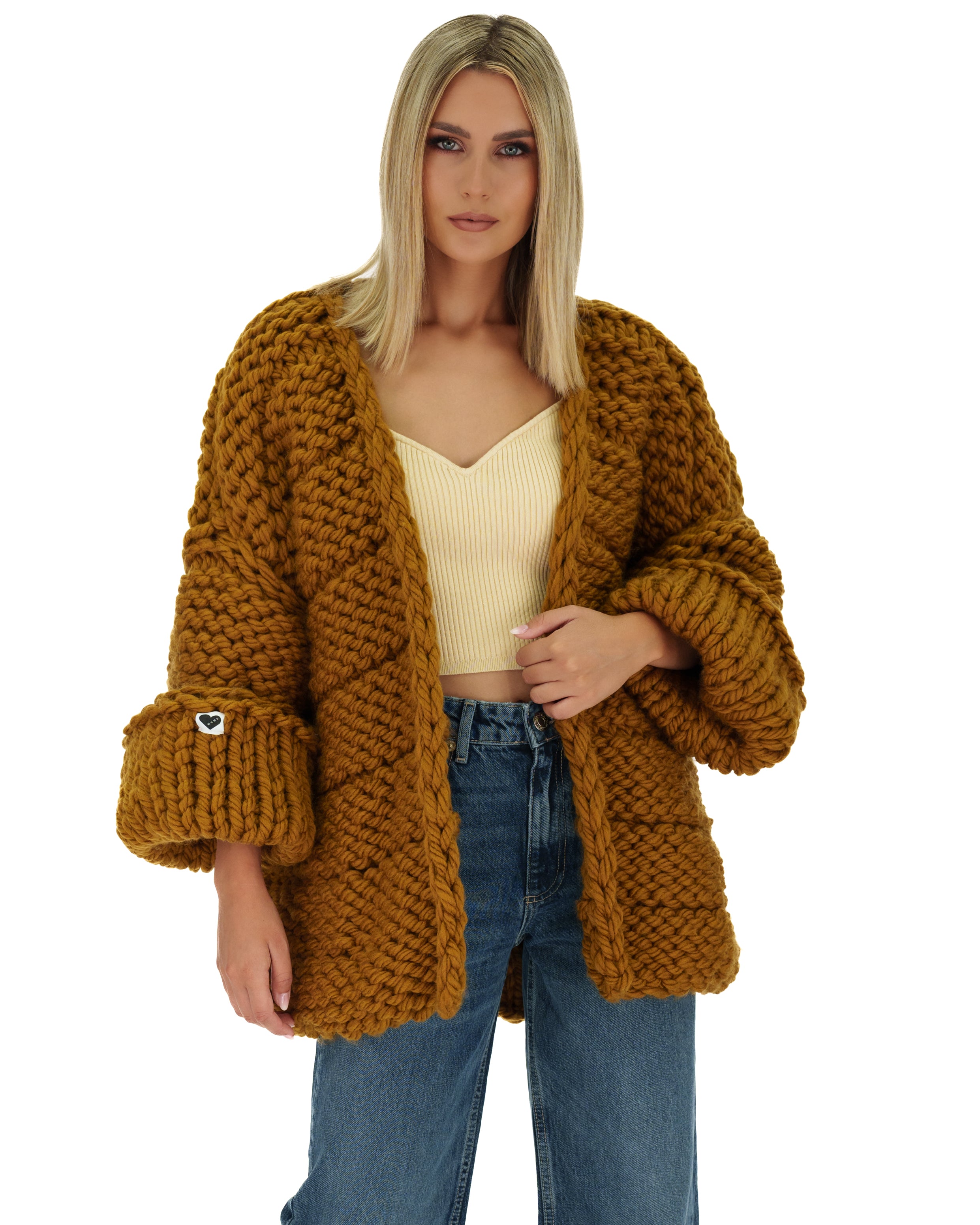 Cozy Lana Chunky Knit Cardigan for Women - Soft Oversized Sweater for Fall & Winter - Perfect for Layering, Lounging & Casual Outfits