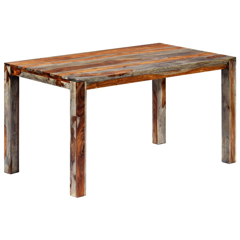 Solid Sheesham Wood Outdoor Patio Dining Table 55.1