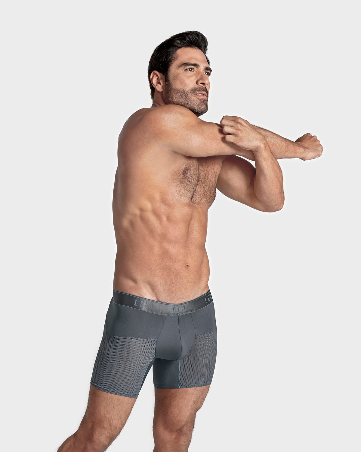 Breathable High-Tech Mesh Boxer Briefs with Ergonomic Support Pouch - Perfect for Gym, Running & Everyday Comfort