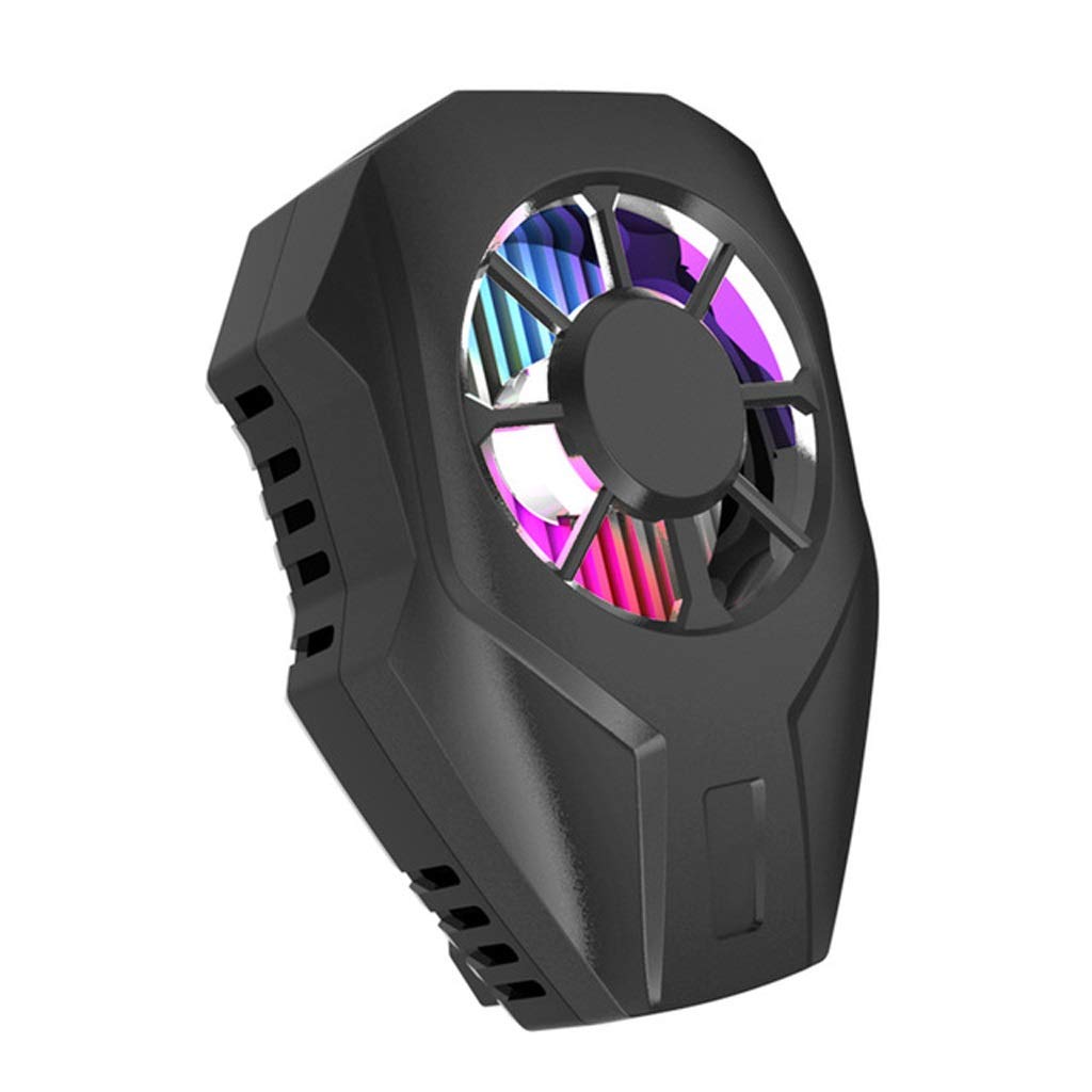 TWDYC USB-Powered Mobile Phone Cooling Fan - Portable Clip-on Radiator for Gaming, Heat Sink Cooler for Smartphones (Black) | Perfect for Long Gaming Sessions & Overheating Prevention