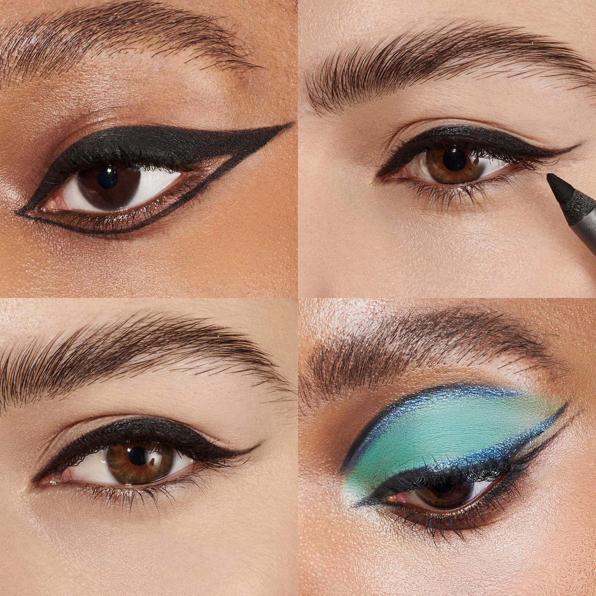 Wonderskin 1440 Longwear Black Waterproof Eyeliner Pencil - Smudge Proof, Sharpenable Eye Liner for All-Day Wear (Liquorice) | Perfect for Daily Makeup, Night Out & Special Occasions