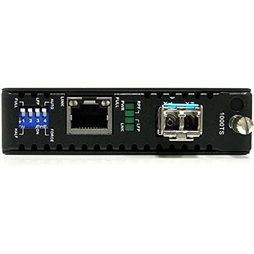 StarTech.com ET91000LC2 1000Mbps Gigabit Ethernet Fiber Media Converter with LC Connector - 550m Range for High-Speed Network Extension | Ideal for Office, Data Center & Industrial Networking