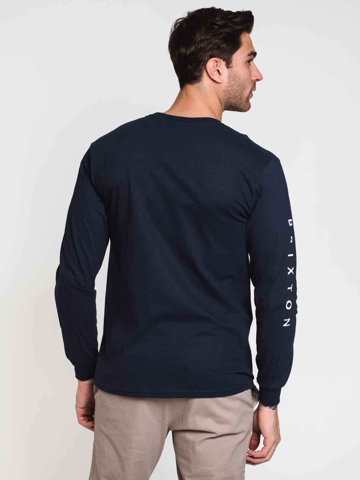 BRIXTON ALTON Men's Long Sleeve T-Shirt - Soft Cotton Casual Tee for Everyday Wear | Perfect for Streetwear, Layering & Outdoor Activities