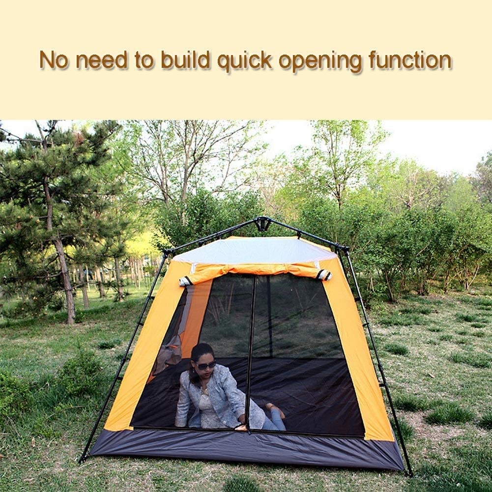 RALIRA 3-4 Person Waterproof Camping Tent with Porch & Carry Bag - Ultralight Backpacking Tent for Hiking, Travel & Survival - Perfect for Family Camping, Outdoor Adventures & Emergency Shelters