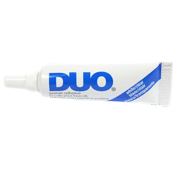Duo Striplash Adhesive White & Clear 0.50 oz - Professional Eyelash Glue for False Lashes, Waterproof & Long Lasting - Perfect for Daily Use, Special Occasions & Makeup Artists