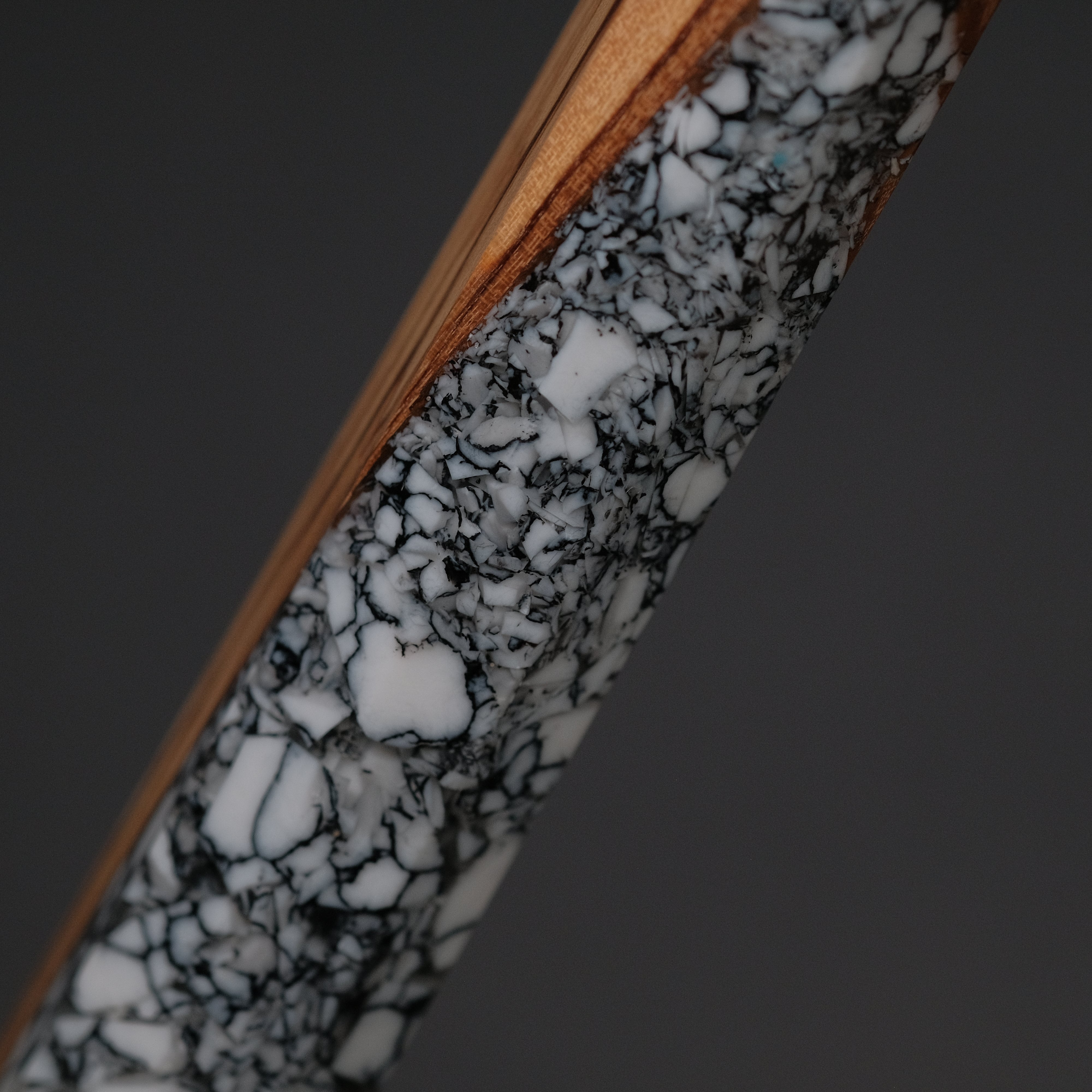 Premium Ajikataya White #2 Nashiji Damascus Gyuto 210mm Japanese Chef Knife with Olive/TQRV Handle (#45) - Perfect for Sushi, Meat Slicing & Professional Kitchen Use