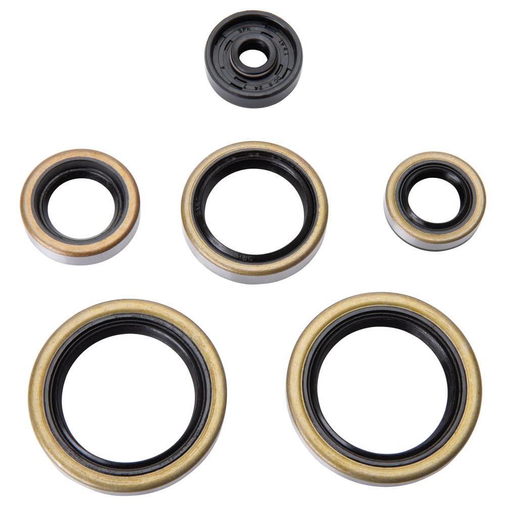 Tusk Engine Oil Seal Kit - High Performance Motorcycle Oil Seals for Honda, Yamaha, Kawasaki - Perfect for Off-Road, Dirt Bike & ATV Maintenance
