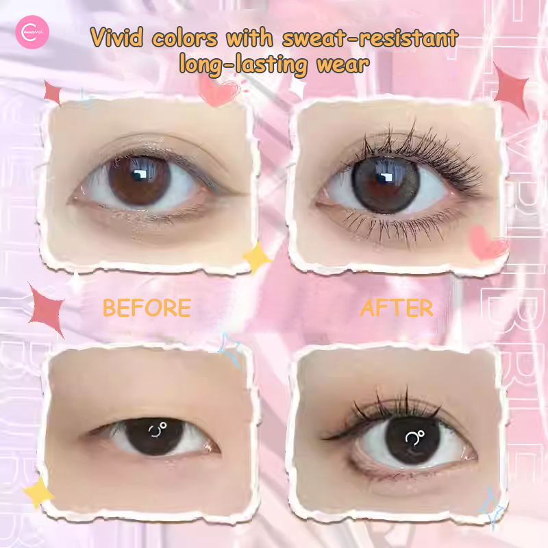 Long-Lasting Jelly Bubble Color Mascara - Waterproof & Smudge-Proof Volumizing Mascara for Dramatic Lashes - Perfect for Parties, Cosplay, and Bold Makeup Looks