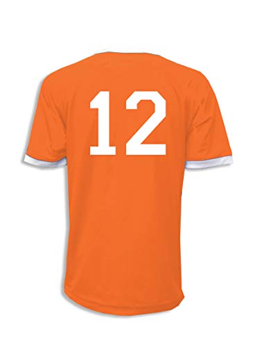 Orange/White
