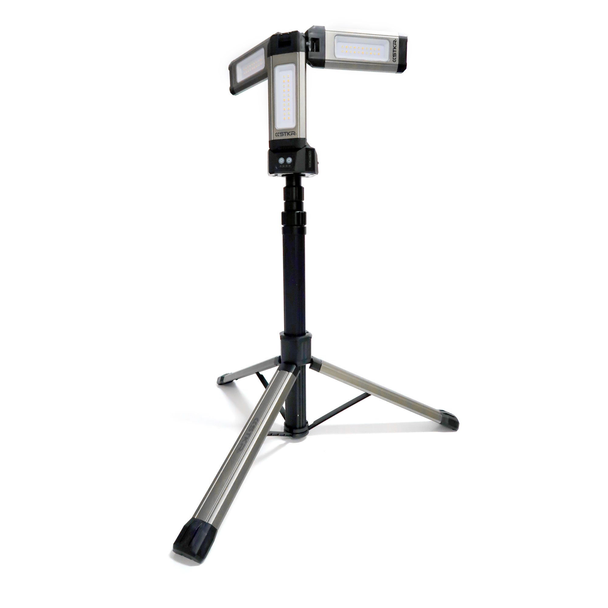 TRi Mobile Work Light with Tripod Stand - Portable Rechargeable LED Shop Light for Construction, Camping & Emergency Use