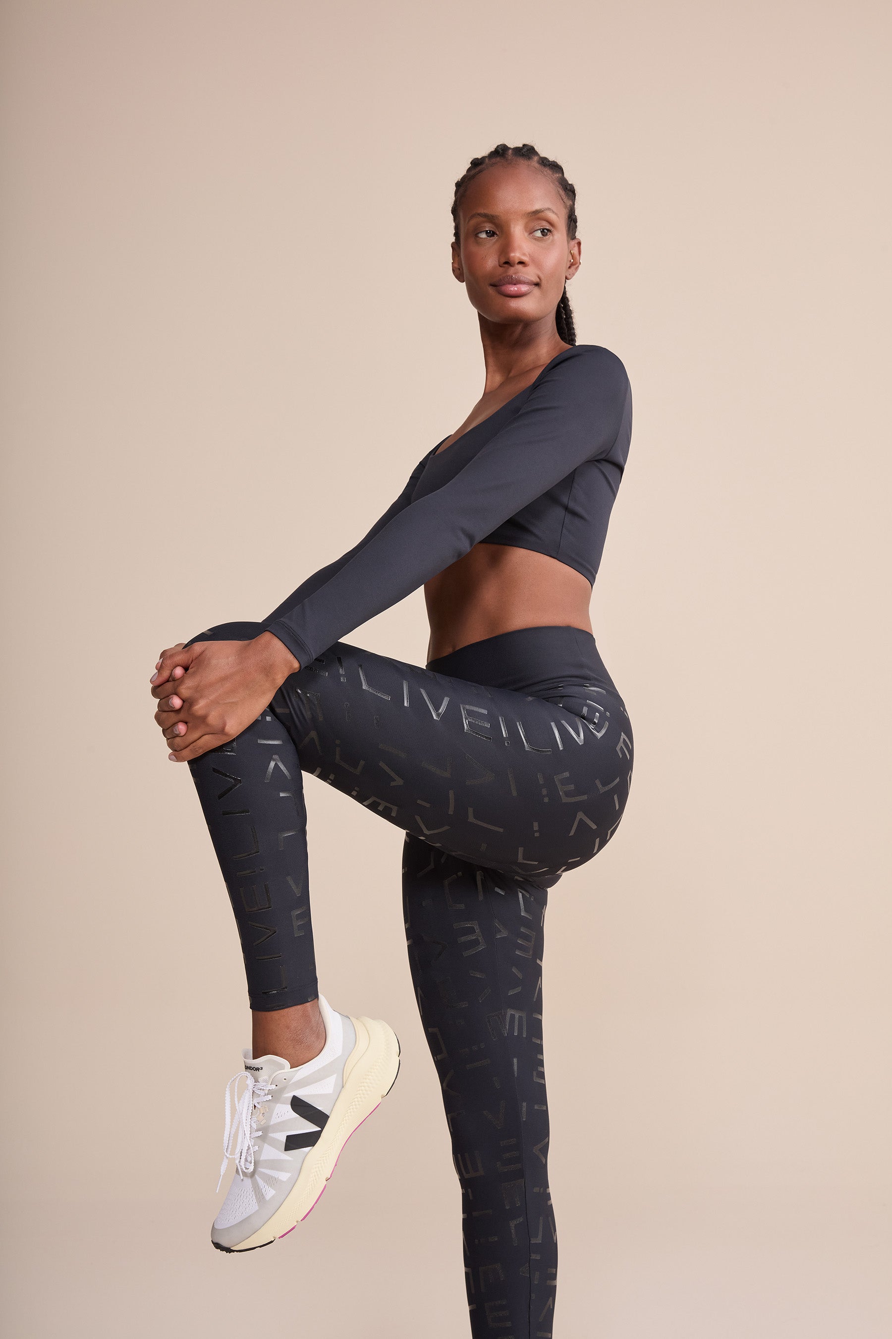 Hydefit® Adaptiv Icon Leggings - High Waist Yoga Pants for Women, Tummy Control Workout Leggings, Moisture Wicking & 4-Way Stretch - Perfect for Yoga, Gym, Running & Everyday Wear