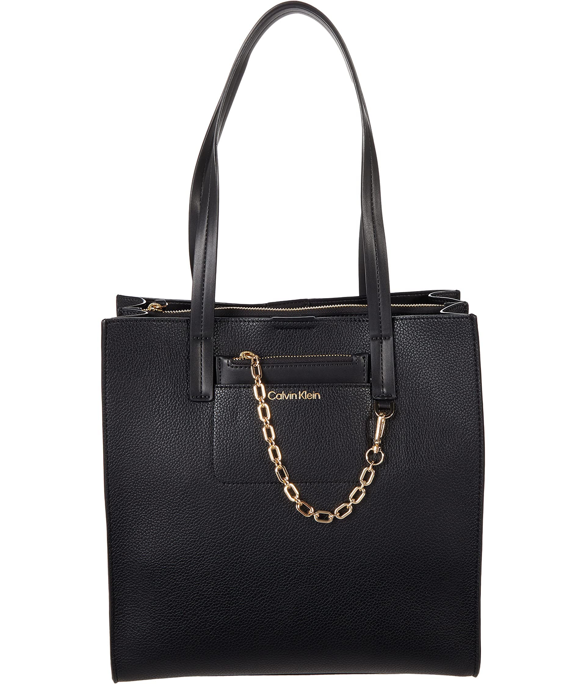 Calvin Klein Anya Rocky Road Tote Bag for Women - Stylish Leather Shoulder Handbag - Perfect for Work, Travel & Everyday Use