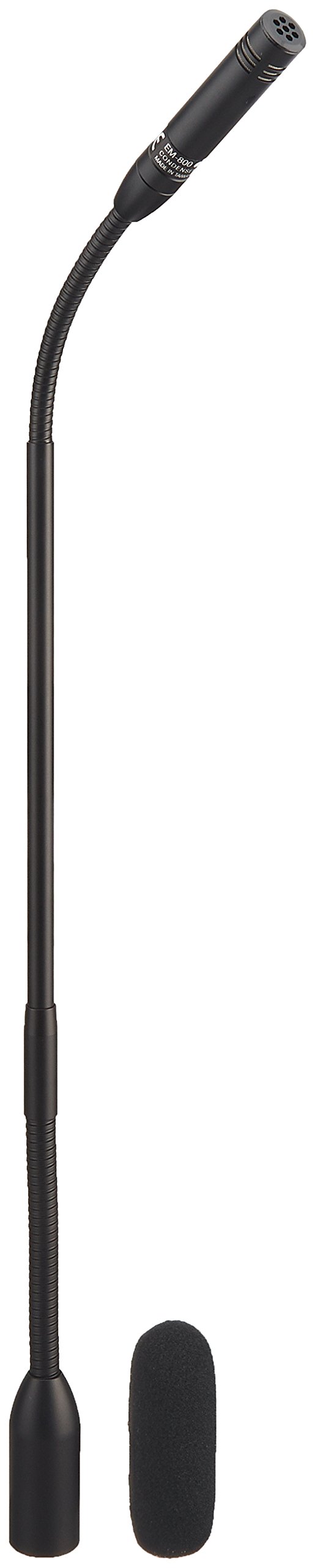 TOA Electronics EM-800 Professional Cardioid Condenser Gooseneck Microphone for Conference Rooms, Lecture Halls, PA Systems - Ideal for Business Meetings, Classroom Presentations & Public Announcements