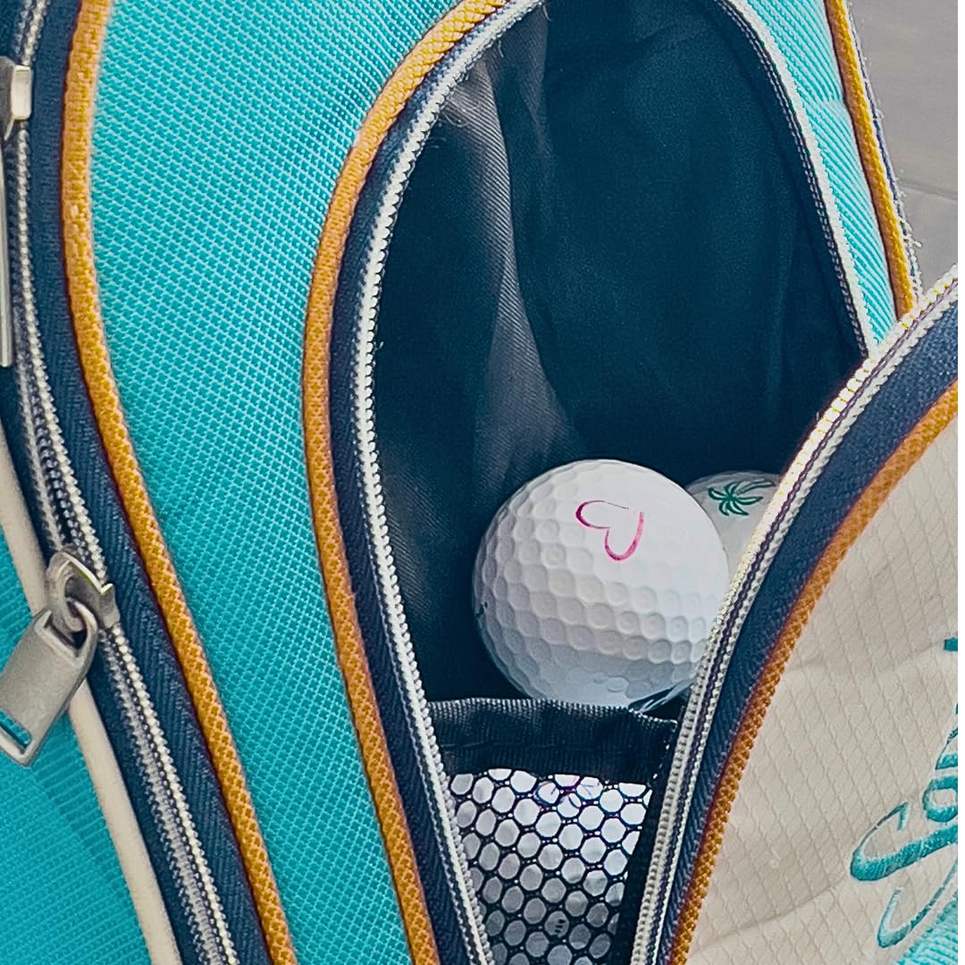 Self-Inking Golf Ball Stamp - Fast-Drying Waterproof Golf Ball Marker | Reusable Golf Accessories for Women & Men | Perfect Golfer Gift & Golf Gadgets | Great for Personalizing Golf Balls & Scorecards
