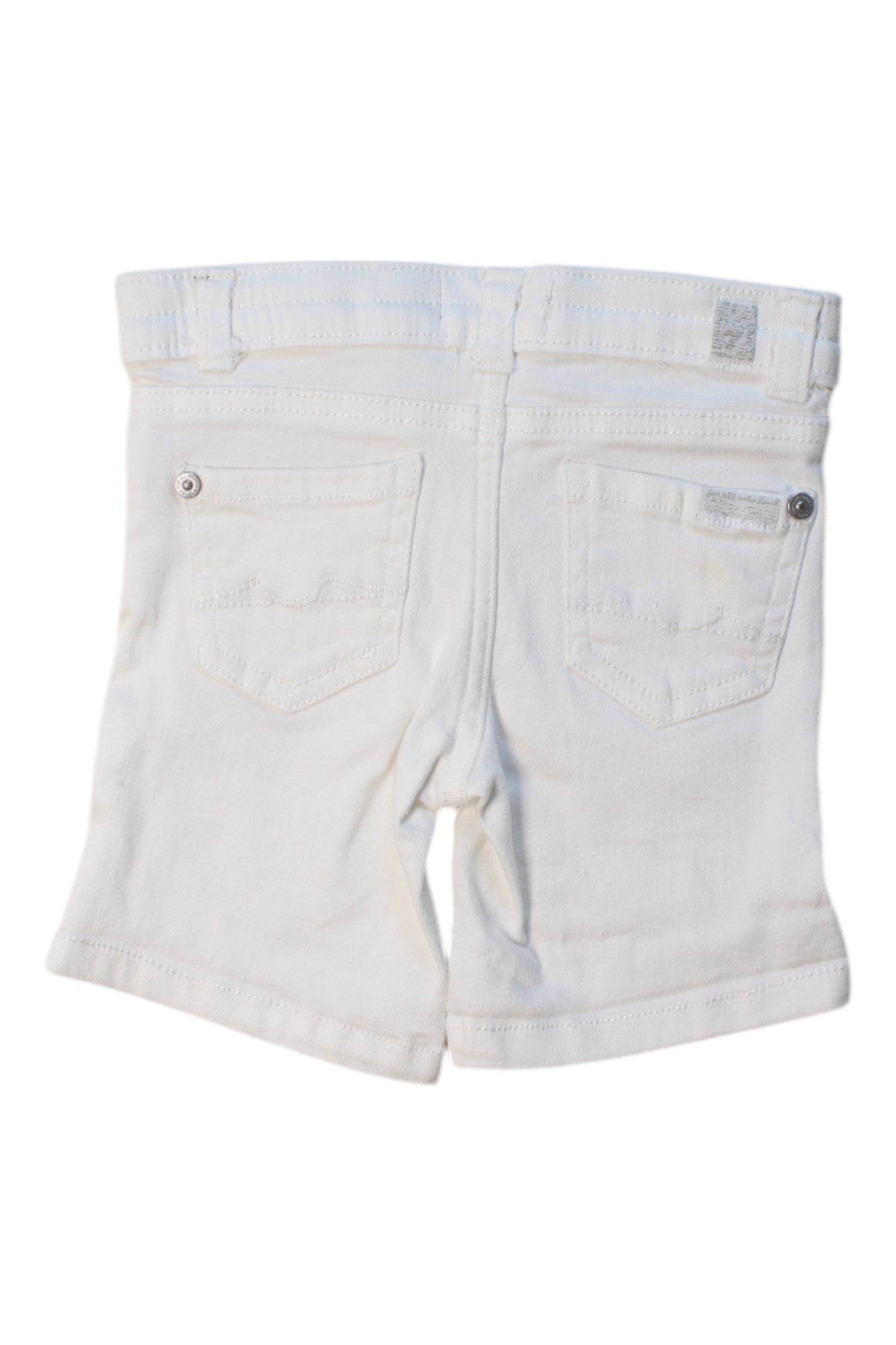 7 For All Mankind Women's Denim Shorts - High Waisted Distressed Denim Cutoffs for Summer | Perfect for Beach, Vacation & Casual Outings